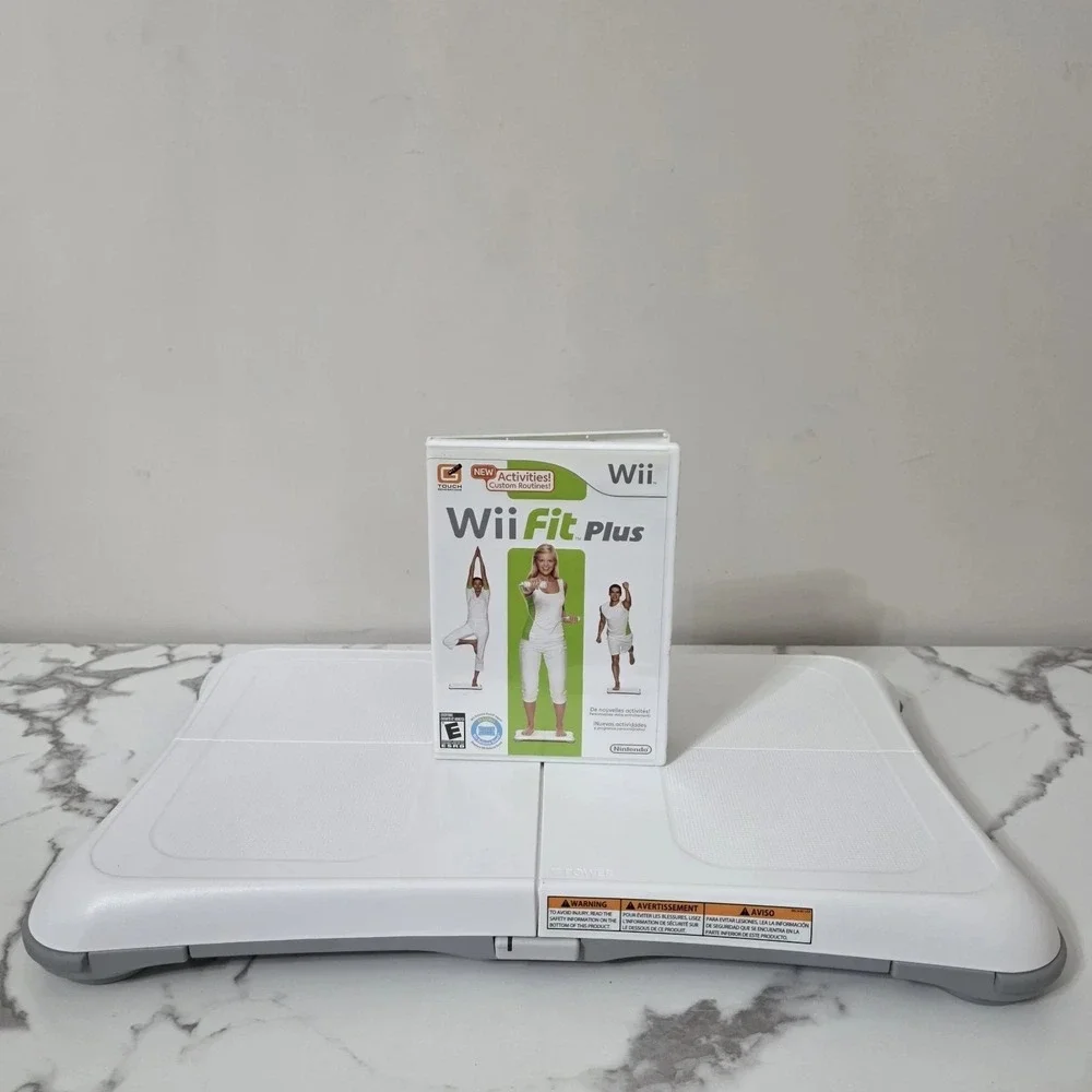 Nintendo Wii Fit Balance Board with Wii Fit Plus Video Game